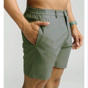 ZYIA Men's Athletic Shorts - Olive Green